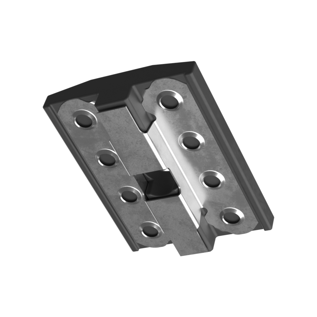 Esdec Universal mid clamp with bonding, black- Rubicon UK Shop
