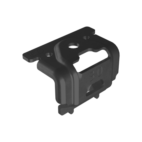 Esdec FlatFix end clamp, black, 30mm- Rubicon UK Shop
