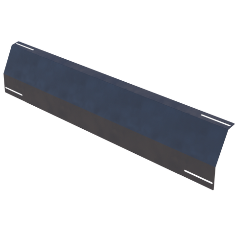 Esdec FlatFix Fusion Wind deflector, rear, portrait, black- Rubicon UK Shop
