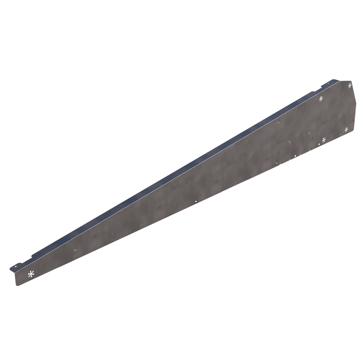 Esdec FlatFix Fusion Wind deflector right, portrait, black - Rubicon UK Shop

