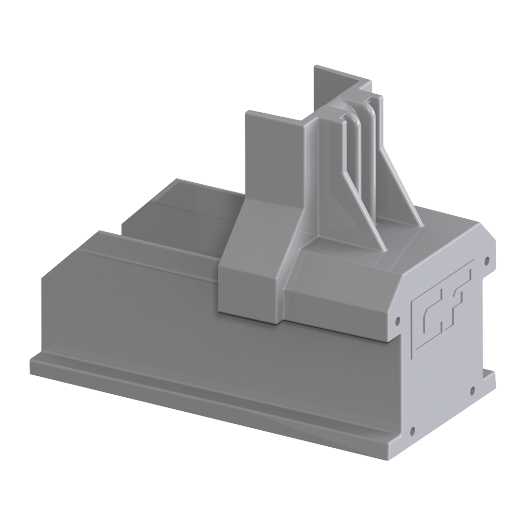 Esdec ClickFit Evo Mounting rail end cap, grey- Rubicon UK Shop