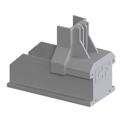 Esdec ClickFit Evo Mounting rail end cap, grey- Rubicon UK Shop