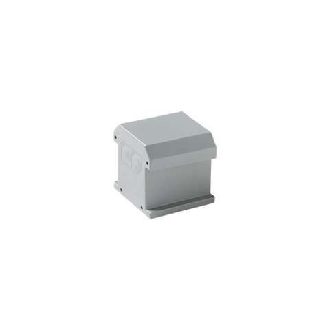 Esdec Clickfit evo end cap w/o end clamp support, black- Rubicon UK Shop