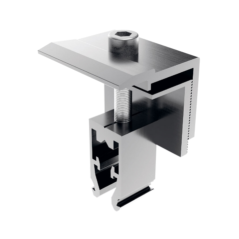 MS End clamp, aluminium, 30 - 40mm- Rubicon UK Shop