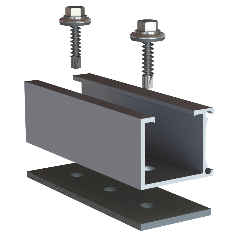 Vectis Short rail rooftop clamp IBR, 100mm & EPDM- Rubicon UK Shop

