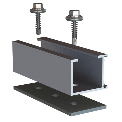 Vectis Short rail rooftop clamp IBR, 100mm & EPDM- Rubicon UK Shop
