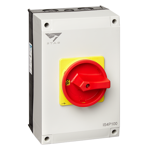 IMO Stag AC Isolator, 4-pole, 100A- Rubicon UK Shop
