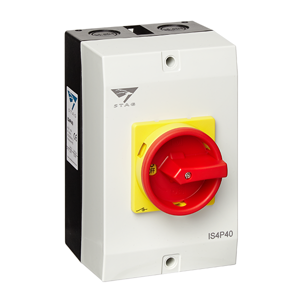 IMO Stag AC Isolator, 4-pole, 40A- Rubicon UK Shop
