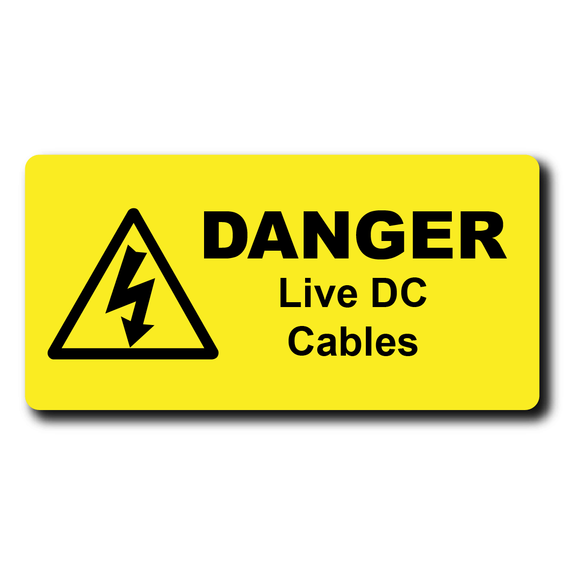 Rubicon Live DC Safety Label Sheet of 10 – Rubicon UK Shop