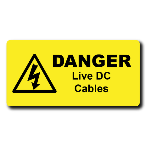 Rubicon Live DC Safety Label Sheet of 10 – Rubicon UK Shop