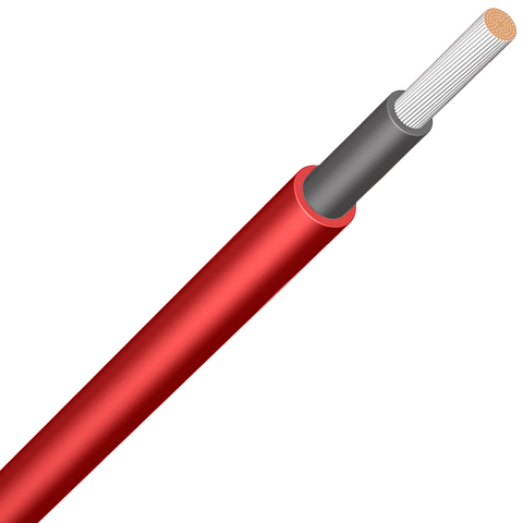 Zonn Kabel H1Z2Z2-K XS Solar cable, red, 4mm²- Rubicon UK Shop